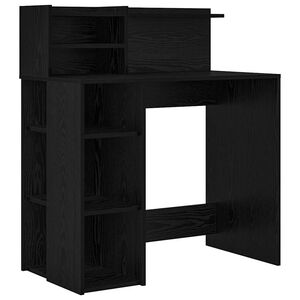 vidaXL St&ocirc;l Čierny dub Kompozitn&eacute; drevo 90 x 48 x 101,5 cm