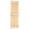 vidaXL Posuvn&eacute; dvere NARVIK Pr&iacute;rodn&aacute; a čierna 70 x 210 cm (152,5 cm)