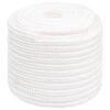 vidaXL Viac&uacute;čelov&eacute; &uacute;žitkov&eacute; lano 16 mm 50 m Biela PP