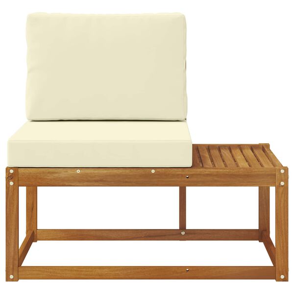 vidaXL Vonkaj&scaron;ia koncov&aacute; pohovka s vank&uacute;&scaron;om Pr&iacute;rodn&aacute; 91 x 63 x 73 cm