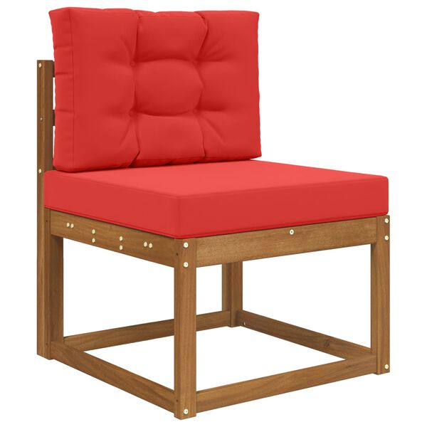 vidaXL Vank&uacute;&scaron; na vonkaj&scaron;iu pohovku 2 pcs Červen&aacute; Polyester