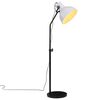 vidaXL Podlahov&aacute; lampa 25 W biela 30x30x90-150 cm E27