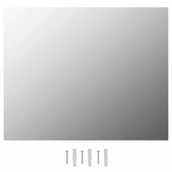 vidaXL Bezrámové zrkadlo 100x60 cm sklenené