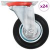 vidaXL Otočn&eacute; kolieska 24 ks 100 mm