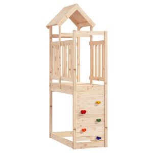 vidaXL Hern&aacute; veža Hned&aacute; 53 x 110,5 x 214 cm Mas&iacute;vne borovicov&eacute; drevo