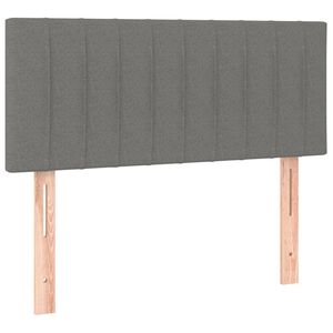 vidaXL Čelo postele tmavosiv&eacute; 80x5x78/88 cm l&aacute;tka