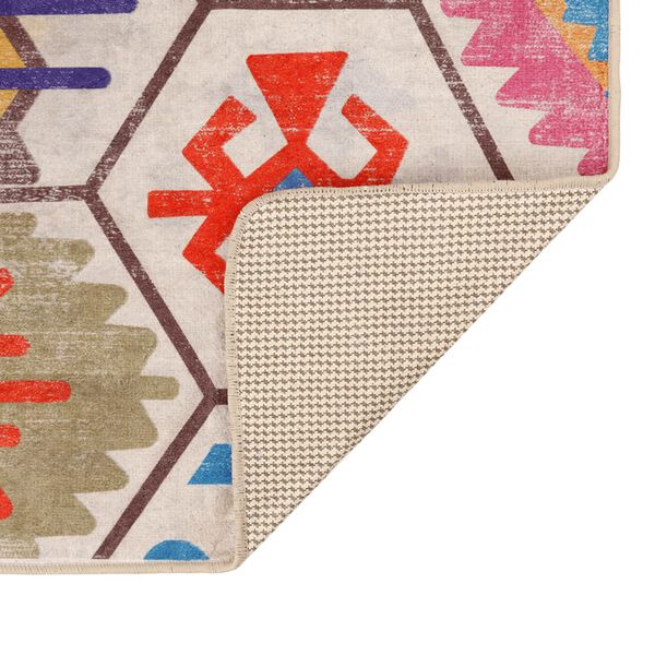 vidaXL Prateľn&yacute; koberec viacfarebn&yacute; 190x300 cm