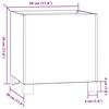 vidaXL Kvetin&aacute;č s nohami hrdzav&yacute; 30x30x30 cm kort&eacute;nov&aacute; oceľ