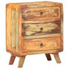 vidaXL Komoda 60x35x75 cm, recyklovaný masív