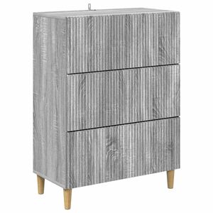 vidaXL Z&aacute;suvkov&yacute; kabinet Siv&aacute; sonoma 66 x 34,5 x 90 cm