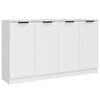 vidaXL Komody 2 ks biele 60x30x70 cm spracovan&eacute; drevo