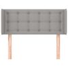 vidaXL Čelo postele so z&aacute;hybmi bledosiv&eacute; 83x16x78/88 cm l&aacute;tka