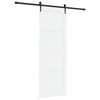 vidaXL Posuvn&eacute; dvere ORKDAL Biela 83 x 232 cm Borovicov&yacute; mas&iacute;v