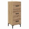 vidaXL Highboard Remeseln&yacute; dub 34,5 x 34 x 180 cm Kompozitn&eacute; drevo