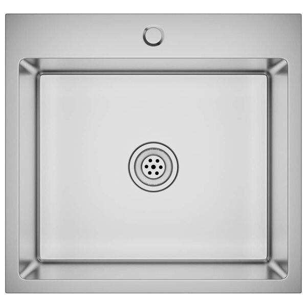 vidaXL Ručne vyrobený kuchynský drez, nehrdzavejúca oceľ