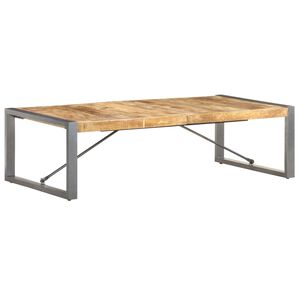 vidaXL Konferenčn&yacute; stol&iacute;k 140x70x40 cm, surov&eacute; mangov&eacute; drevo