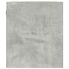 vidaXL Nástenný nočný stolík betónovo sivý 38x34x40 cm