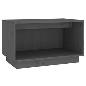 vidaXL TV skrinka siv&aacute; 60x35x35 cm mas&iacute;vna borovica