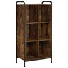 vidaXL Knižnica 57 x 33 x 111 cm Kompozitn&eacute; drevo Dymov&yacute; dub