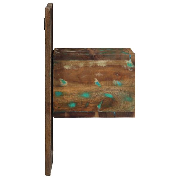 VidaXL Nočná skrinka Viacfarebná Rekultivované masívne drevo