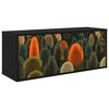 vidaXL N&aacute;stenn&yacute; TV kabinet ZAANDAM 102 x 33 x 40 cm Čierny dub