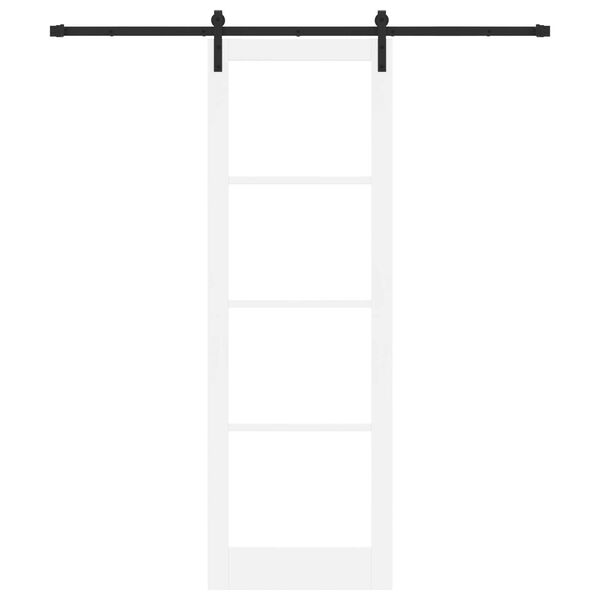 vidaXL Posuvné dvere ORKDAL Biela 78 x 232 cm