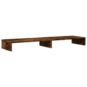 vidaXL Stojan na monitor dymov&yacute; dub 100x27x10 cm kompozitn&eacute; drevo