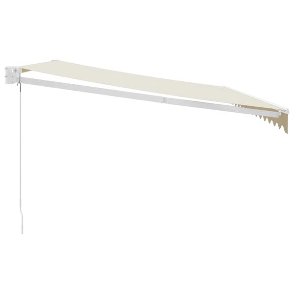 vidaXL Zaťahovacia mark&iacute;za kr&eacute;mov&aacute; 4,5x3 m l&aacute;tka a hlin&iacute;k