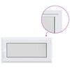 vidaXL Biele vn&uacute;torn&eacute; farby okna v suter&eacute;ne RISOR 105 x 55 cm