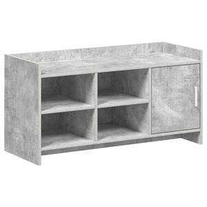 vidaXL Skriňa na top&aacute;nky s &uacute;ložiskom Bet&oacute;novo siv&aacute; 100 x 39,5 x 51 cm