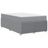 vidaXL R&aacute;m postele s matracmi Svetlosiv&aacute; 120 x 200 cm l&aacute;tka
