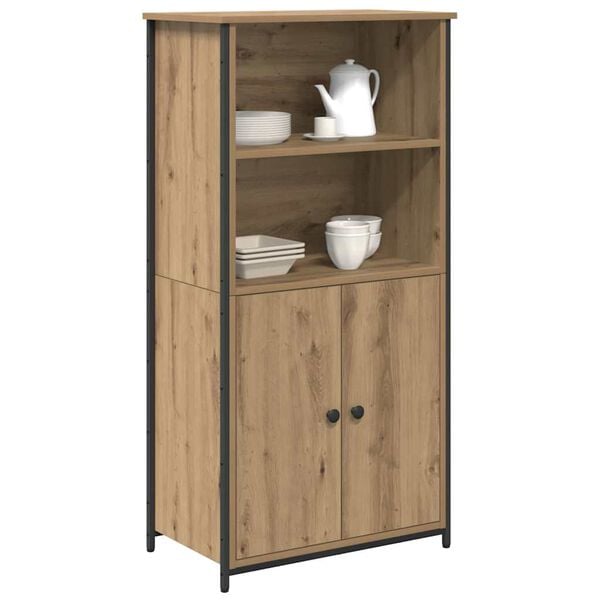 vidaXL Highboard Remeseln&yacute; dub 62 x 36 x 121,5 cm Kompozitn&eacute; drevo