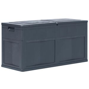 vidaXL Z&aacute;hradn&yacute; &uacute;ložn&yacute; box čierny 320 l