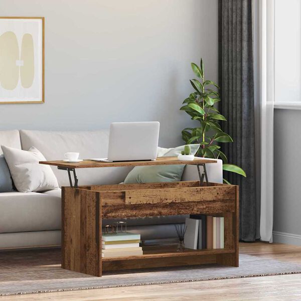 vidaXL Konferenčn&yacute; stol&iacute;k Star&eacute; drevo 80 x 50,5 x 41,5 cm