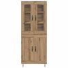 vidaXL Highboard Remeseln&yacute; dub 69,5 x 34 x 90 cm Kompozitn&eacute; drevo
