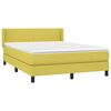 vidaXL Boxspring posteľ s matracom zelen&aacute; 140x190 cm l&aacute;tka