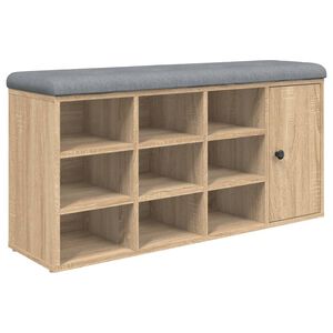 vidaXL Lavička na top&aacute;nky dub sonoma 102x32x50 cm kompozitn&eacute; drevo