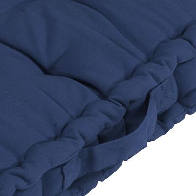vidaXL Podlahové podložky na paletový nábytok 5 ks bledá námornícka modrá bavlna