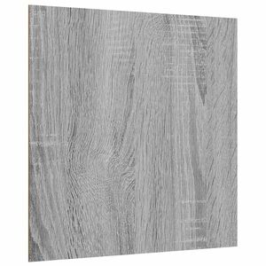 vidaXL Dekoračn&eacute; panely 12 ks Siv&yacute; Sonoma 30 x 30 x 0,27 cm