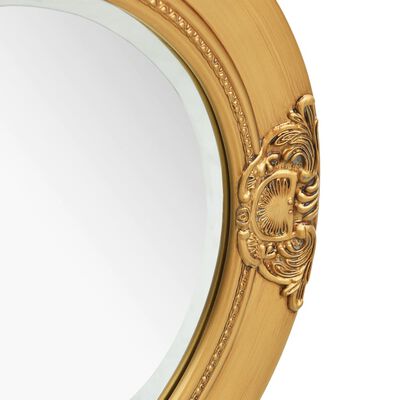 vidaXL Nástenné zrkadlo v barokovom štýle 50 cm zlaté