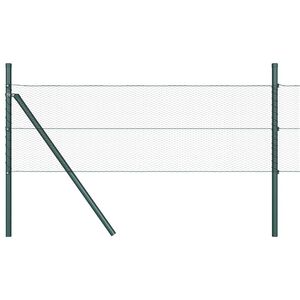 vidaXL Stĺp na plot. Siv&aacute;