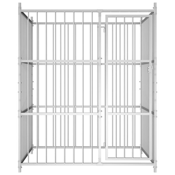 vidaXL Vonkaj&scaron;ia voli&eacute;ra pre psy 150x150x185 cm