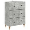 vidaXL Z&aacute;suvkov&yacute; kabinet Bet&oacute;novo siv&aacute; 66 x 34,5 x 90 cm