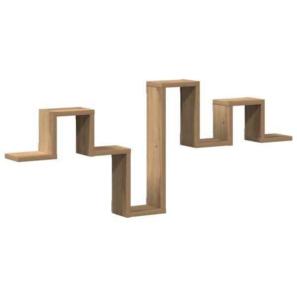 vidaXL Stenn&aacute; polica N&aacute;stenn&yacute; Remeseln&yacute; dub 104,5 x 43 x 10 cm