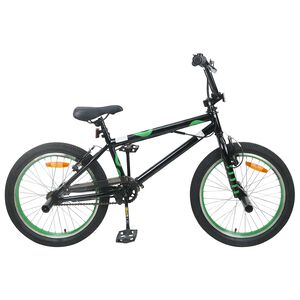 vidaXL BMX Bicykel 20 Palcov pre nad 9 rokov Čierna