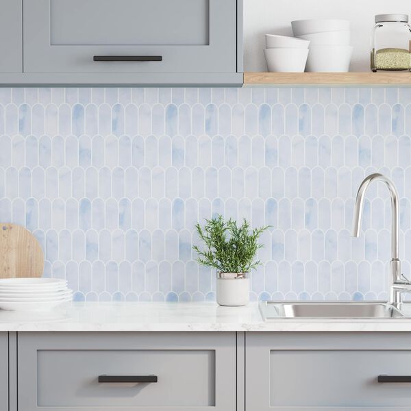 vidaXL Dekorat&iacute;vne n&aacute;lepky 10 pcs Svetlomodr&aacute; 30 x 30 x 0,8 cm