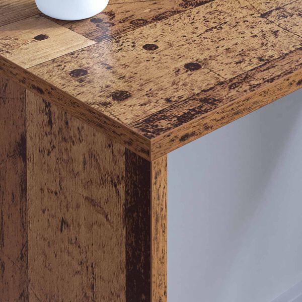 vidaXL N&aacute;stenn&yacute; st&ocirc;l Star&eacute; drevo 80 x 45 x 30 cm Kompozitn&eacute; drevo