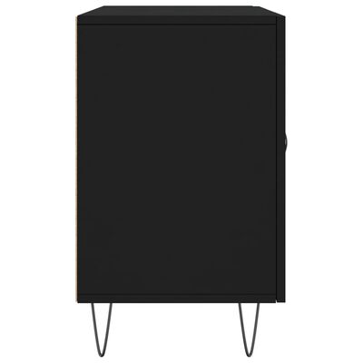 vidaXL Komoda, čierna 100x36x60 cm, kompozitné drevo