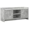 vidaXL TV skrinka 102 x 33 x 47 cm Bet&oacute;novo siv&aacute; Kompozitn&eacute; drevo