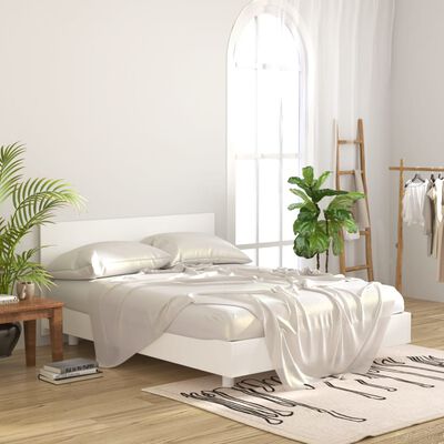 vidaXL Čelo postele biele 160x1,5x80 cm spracované drevo